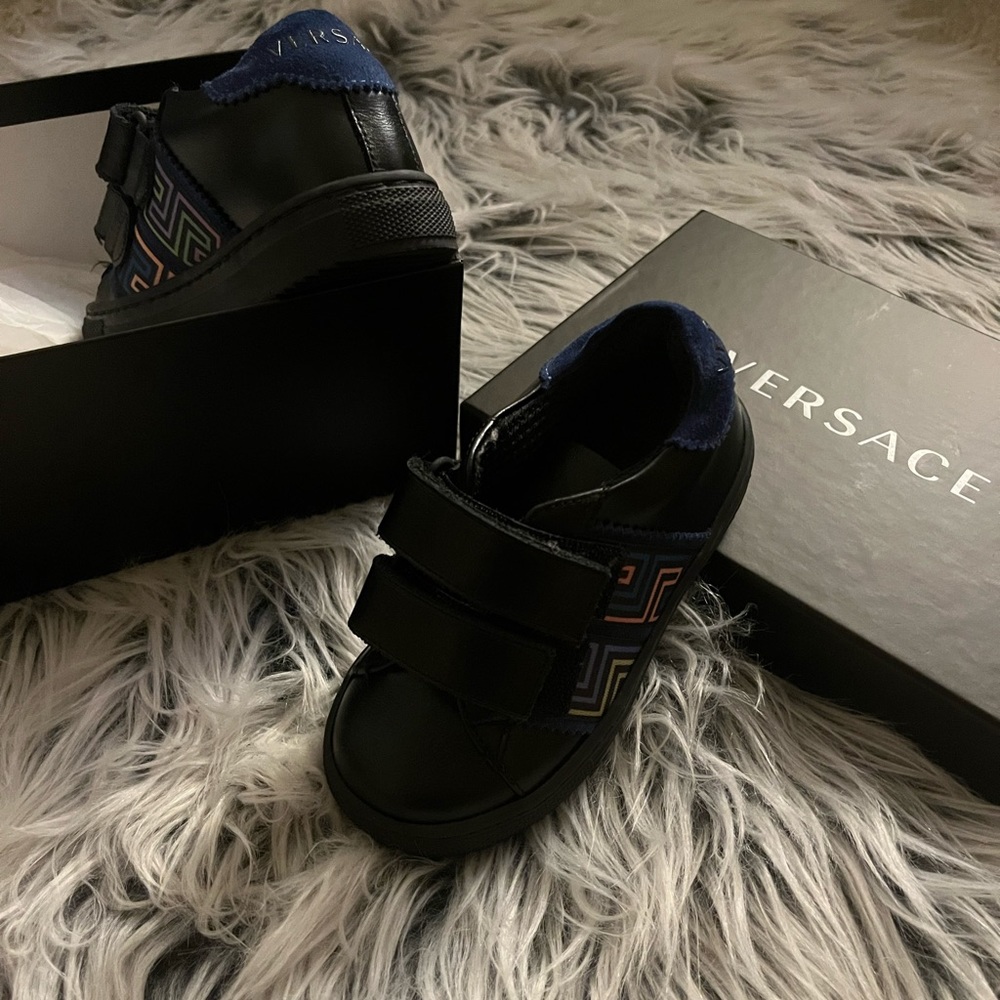 Versace Greca Toddler Trainers